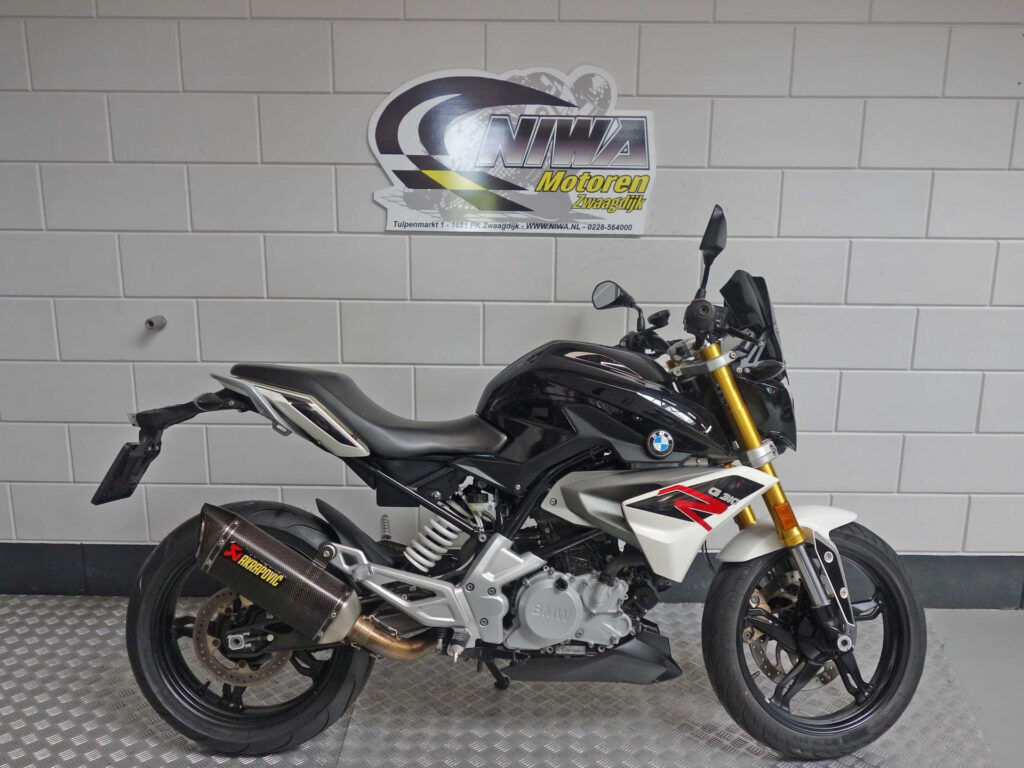 Gebruikte BMW G 310 R naked bike met 313cc motor uit 2018 bij NIWA Motoren