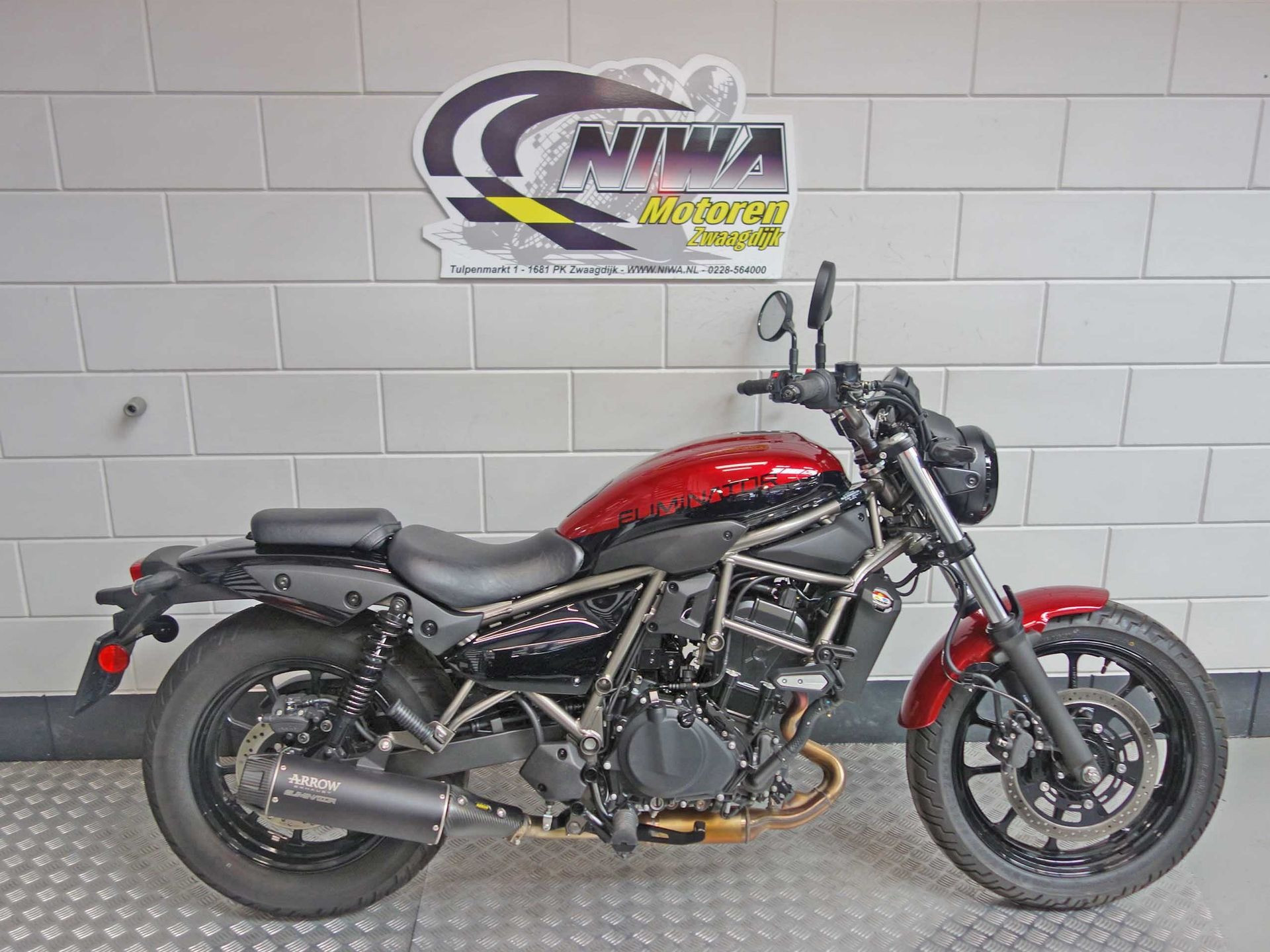 56630748-1 Gebruikte Kawasaki Eliminator 500 chopper met 451cc motor uit 2026 bij NIWA Motoren