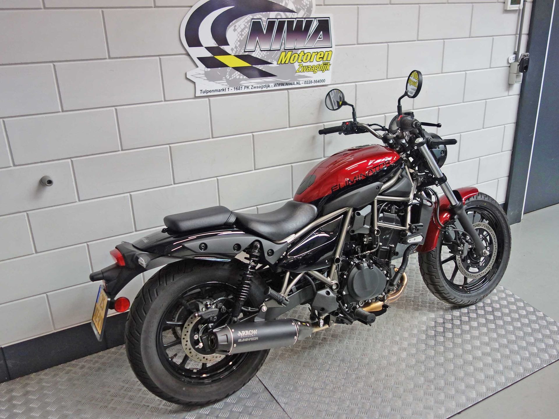 56630748-3 Gebruikte Kawasaki Eliminator 500 chopper met 451cc motor uit 2026 bij NIWA Motoren