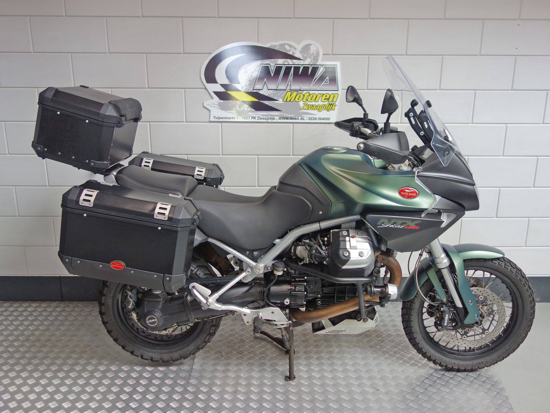 56632747-1 Gebruikte Moto Guzzi Stelvio all-road met 1151cc motor uit 2013 bij NIWA Motoren