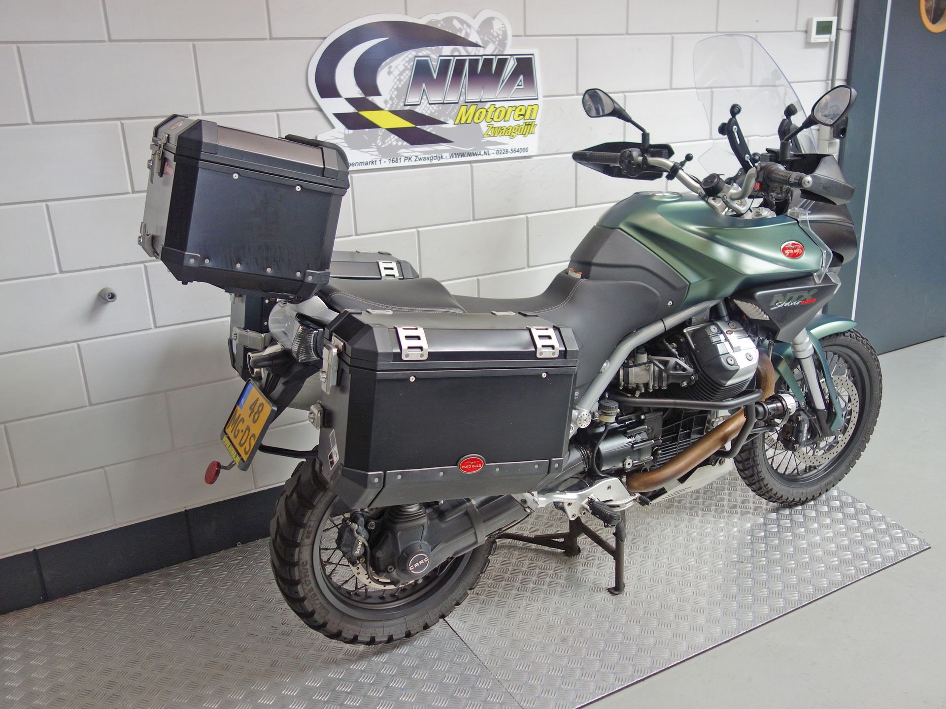 56632747-3 Gebruikte Moto Guzzi Stelvio all-road met 1151cc motor uit 2013 bij NIWA Motoren