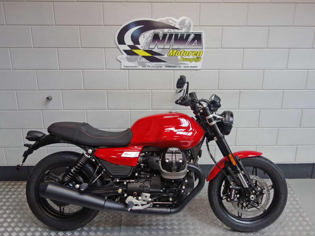 Nieuwe Moto Guzzi V7 sport met 850cc motor uit 2026 bij NIWA Motoren