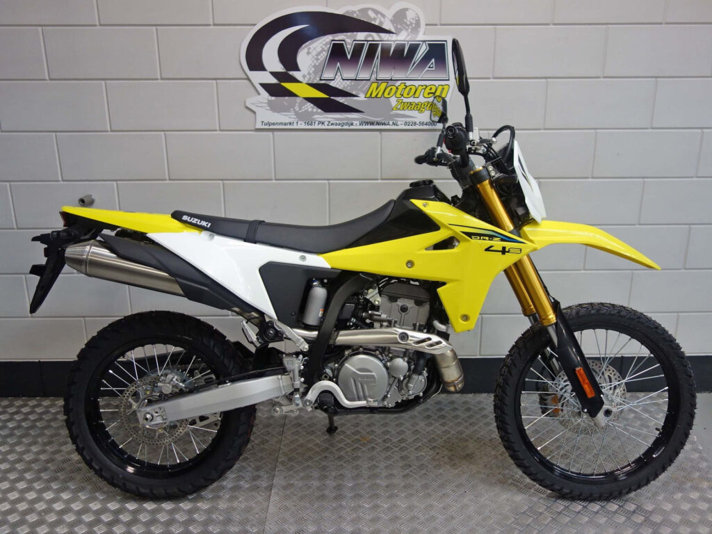 Nieuwe Suzuki enduro met 400cc motor uit 2026 bij NIWA Motoren
