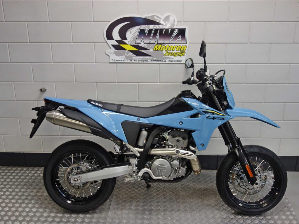 Nieuwe Suzuki supermotard met 400cc motor uit 2026 bij NIWA Motoren
