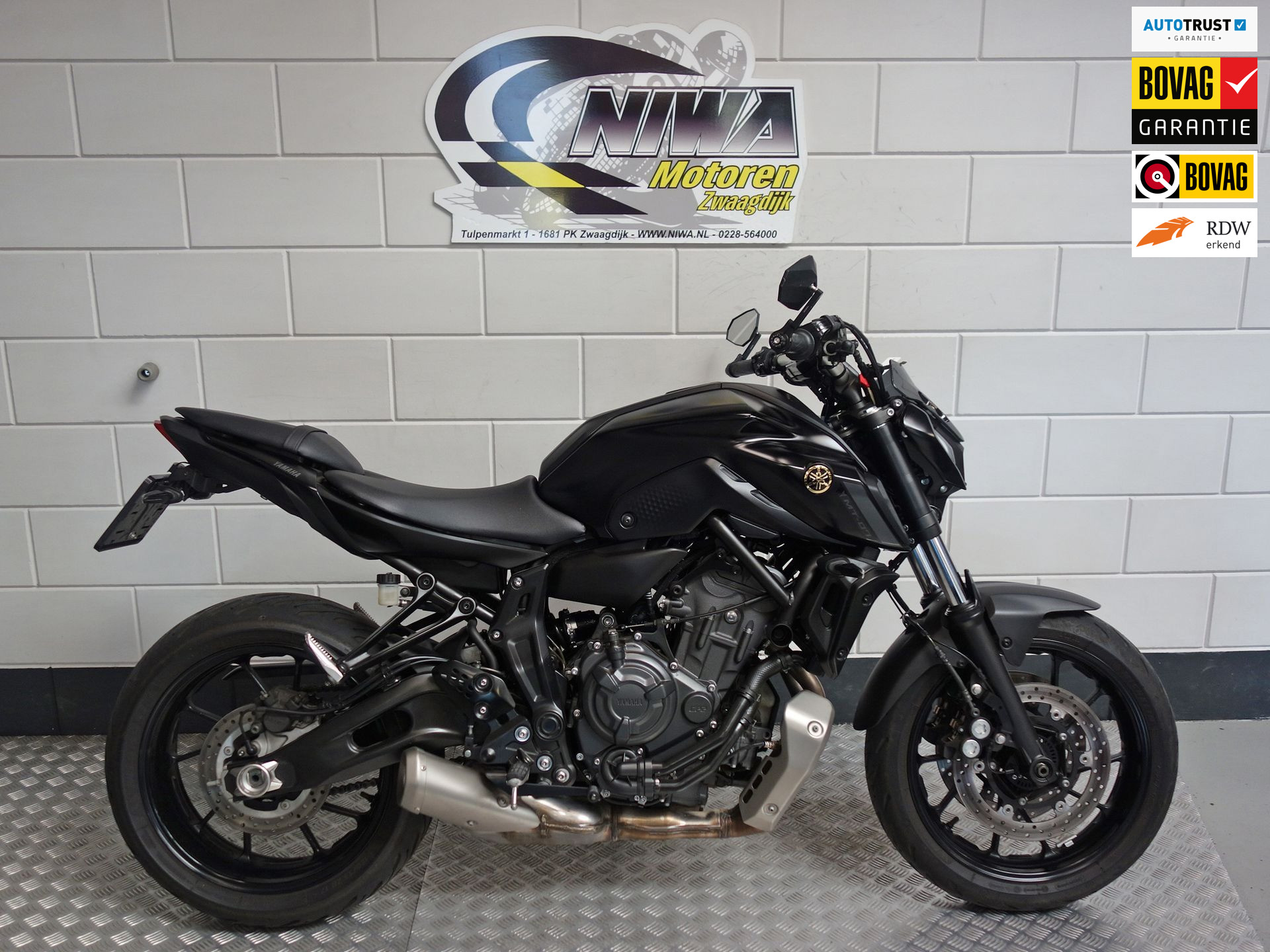 56633756-1 Gebruikte Yamaha MT 07 naked bike met 689cc motor uit 2021 bij NIWA Motoren