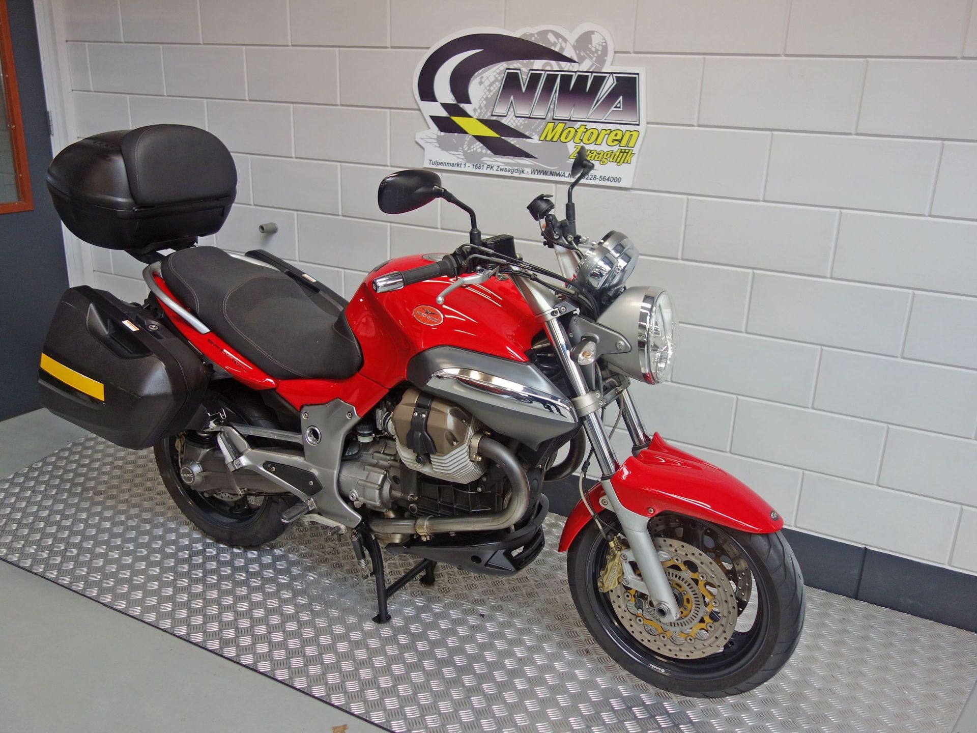 56634073-2 Gebruikte Moto Guzzi Breva tour met 1064cc motor uit 2007 bij NIWA Motoren